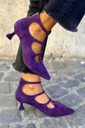 AuraBarcelona™ DECOLLETE VINTAGE CON MINI TACÓN