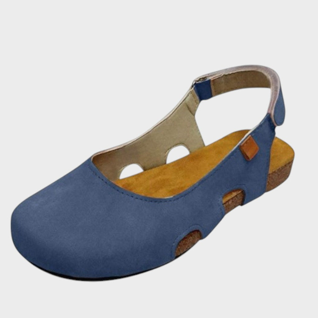 AuraBarcelona™ Eve | Sandalias Planas Ortopédicas De Corcho