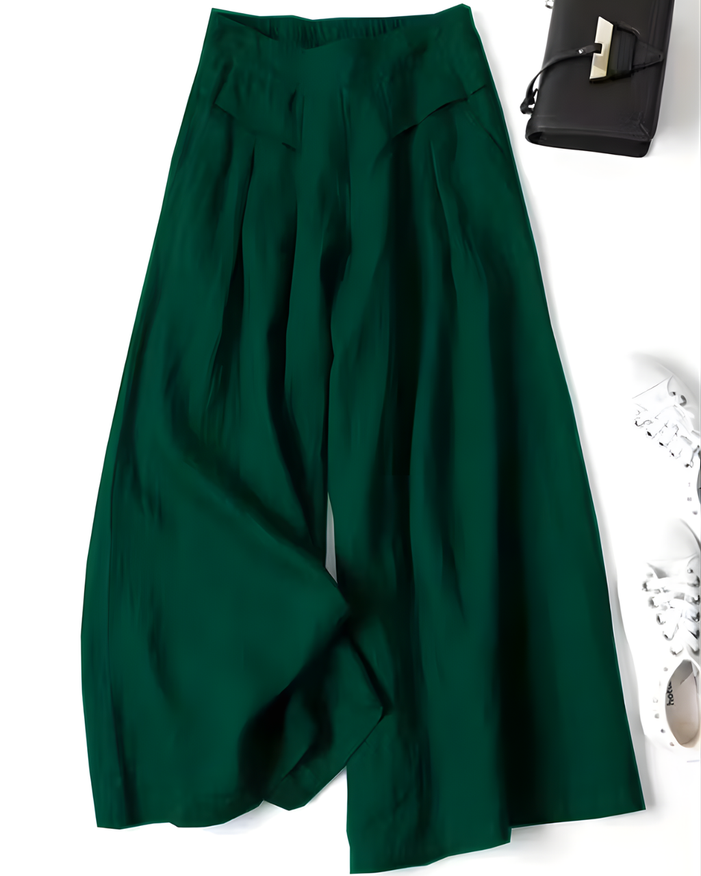AuraBarcelona™ | PANTALONES DE LINO PIERNA ANCHA