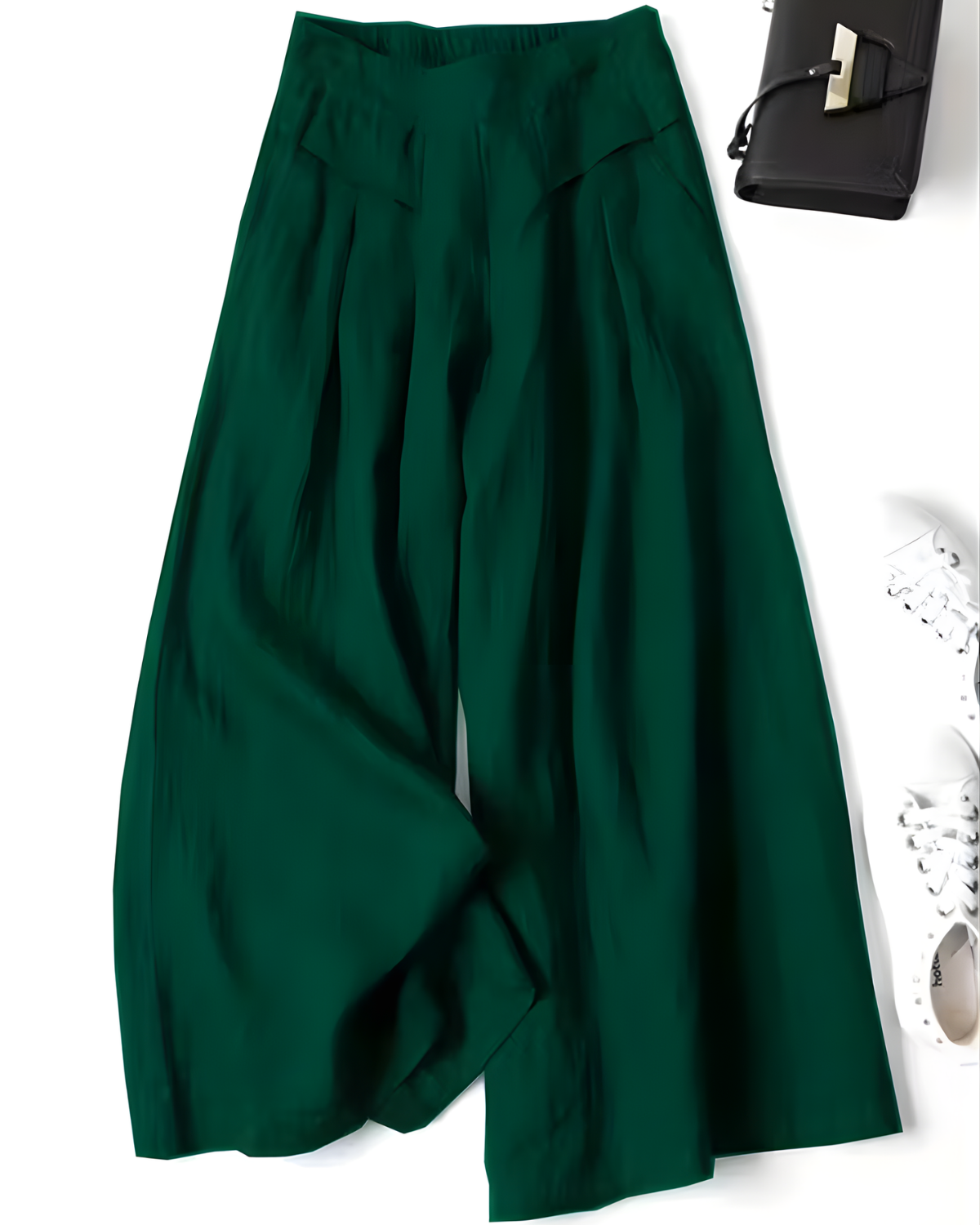 AuraBarcelona™ | PANTALONES DE LINO PIERNA ANCHA