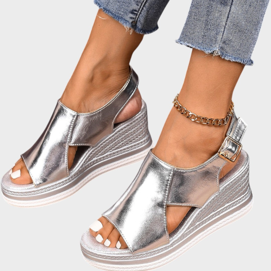 AuraBarcelona™ Núria | Sandalias Ortopédicas Con Plataforma