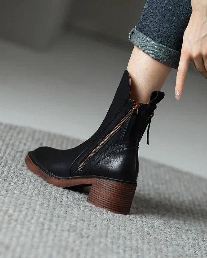 AuraBarcelona™ Araceli | Botines de cuero