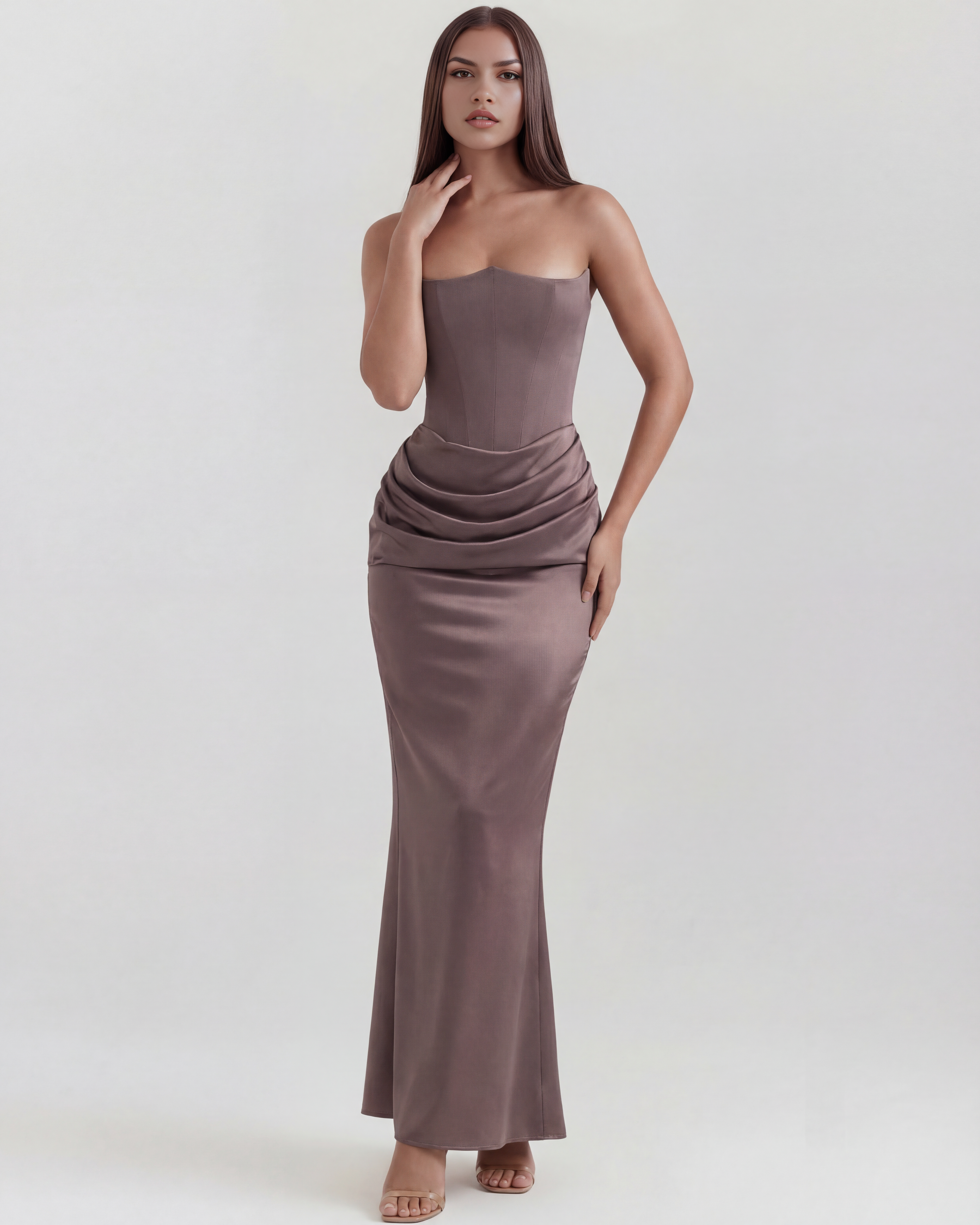 AuraBarcelona™ Claudia | Vestido Largo de Noche