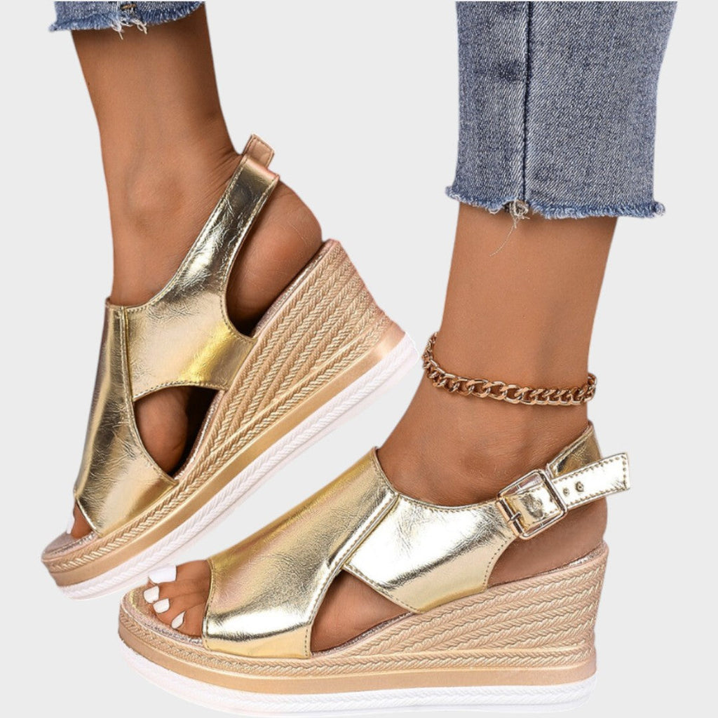 AuraBarcelona™ Núria | Sandalias Ortopédicas Con Plataforma