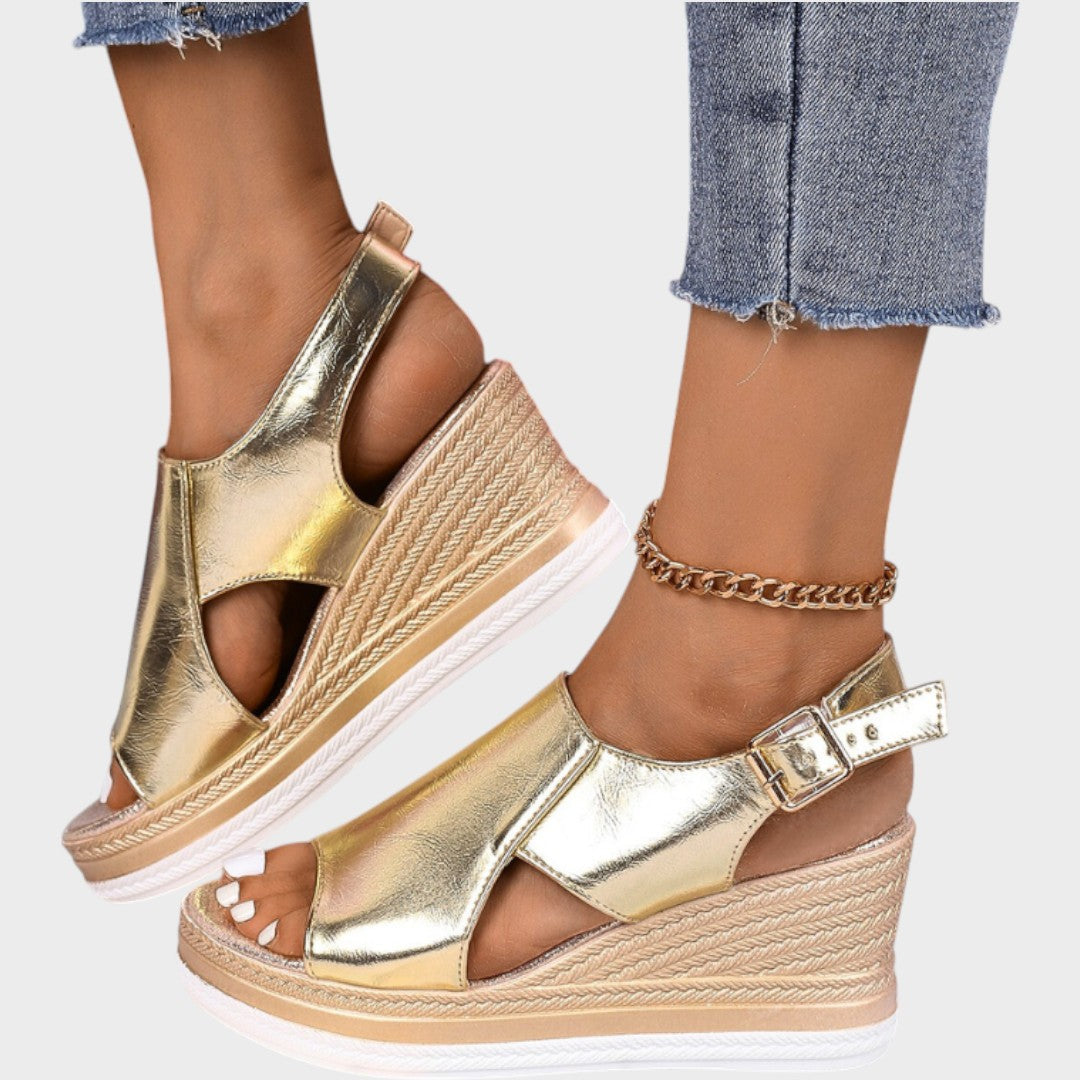 AuraBarcelona™ Núria | Sandalias Ortopédicas Con Plataforma