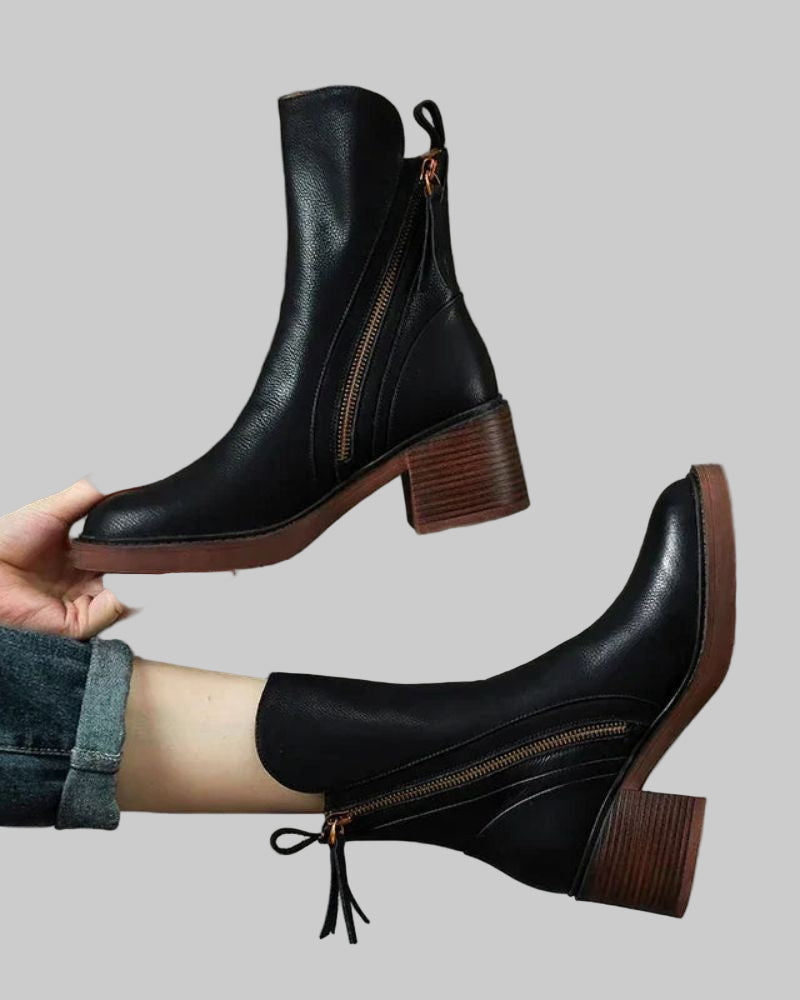 AuraBarcelona™ Araceli | Botines de cuero