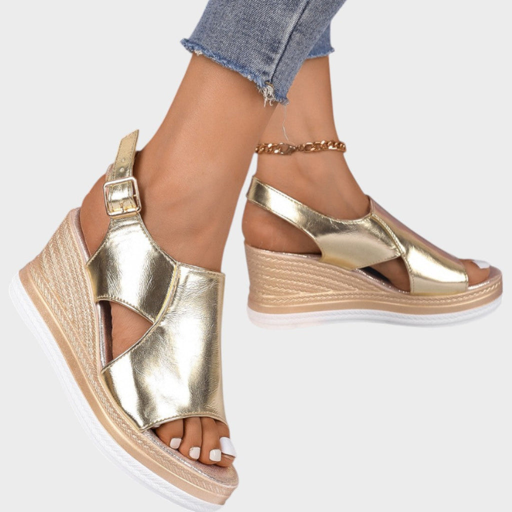 AuraBarcelona™ Núria | Sandalias Ortopédicas Con Plataforma