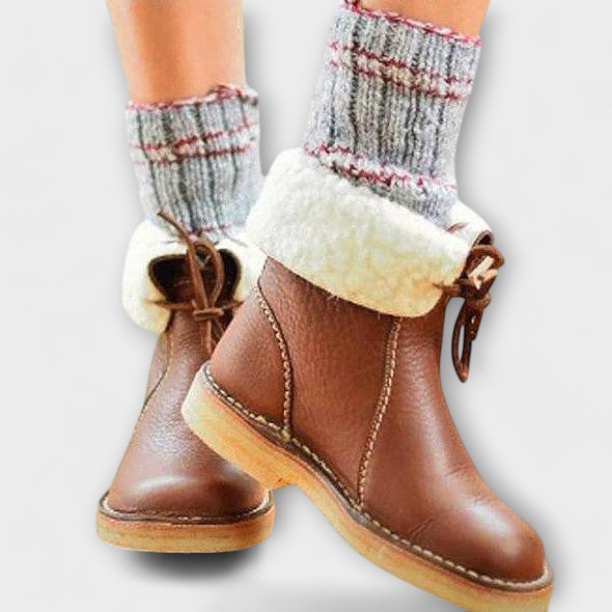 AuraBarcelona™ Teresa | Botas Zeita Impermeables Con Forro De Lana Cálida