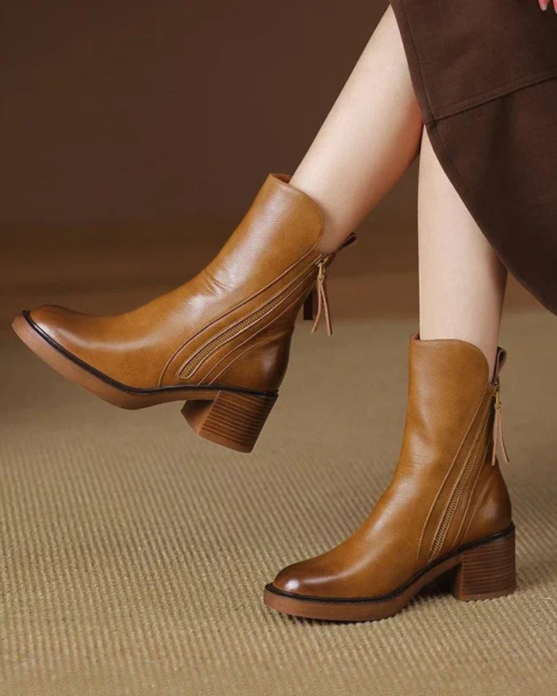 AuraBarcelona™ Araceli | Botines de cuero