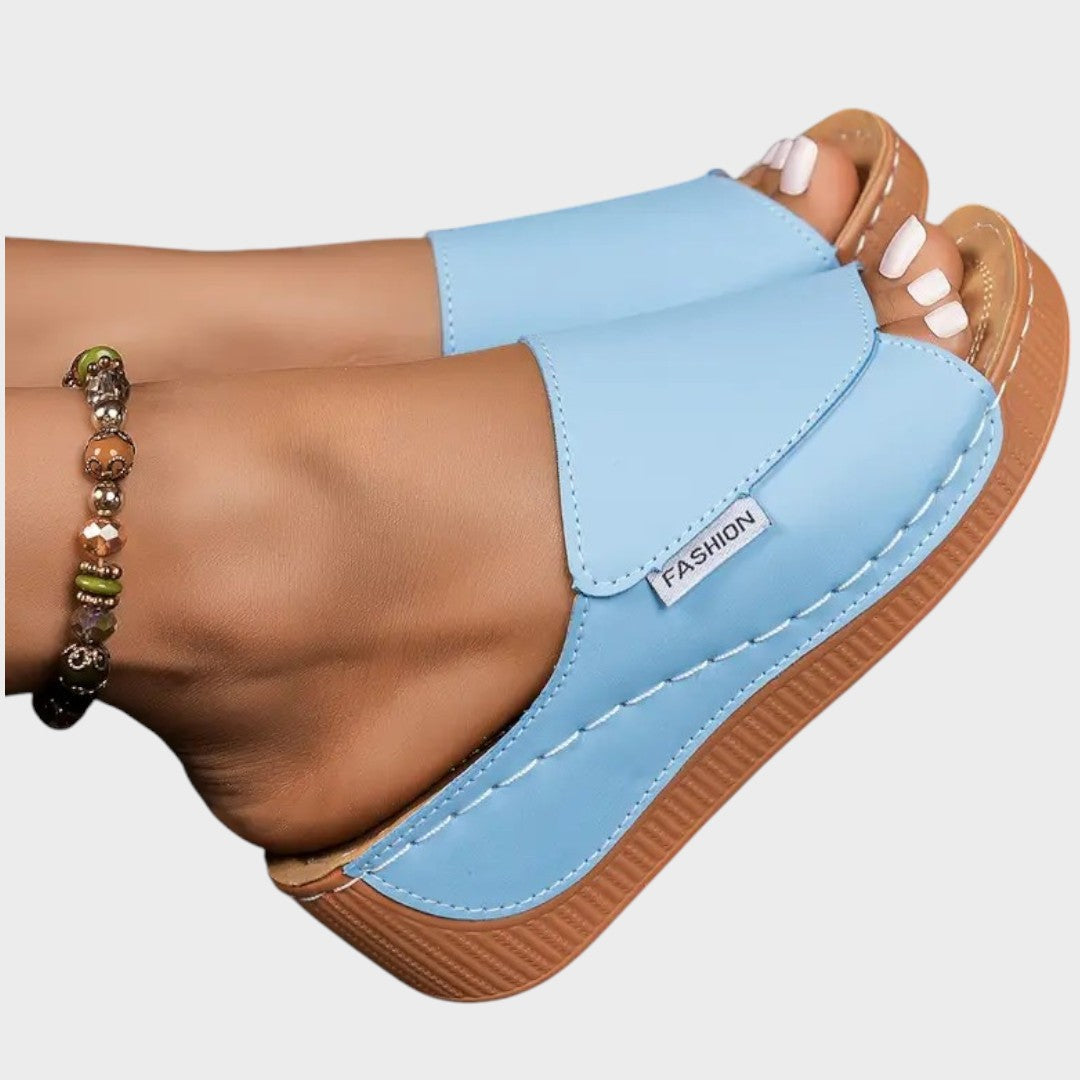 AuraBarcelona™ Celeste | Sandalias ortopédicas
