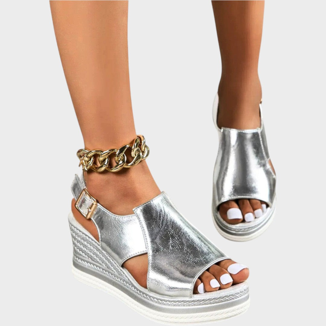 AuraBarcelona™ Núria | Sandalias Ortopédicas Con Plataforma