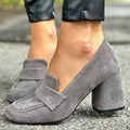MOCASINES CON TACÓN BLOCK