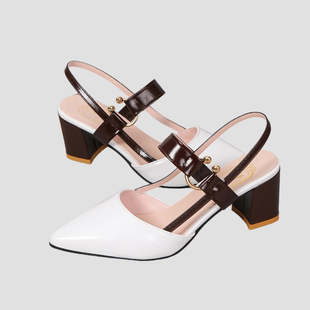 AuraBarcelona™ Nia | Sandalias Ortopédicas Con Tacón