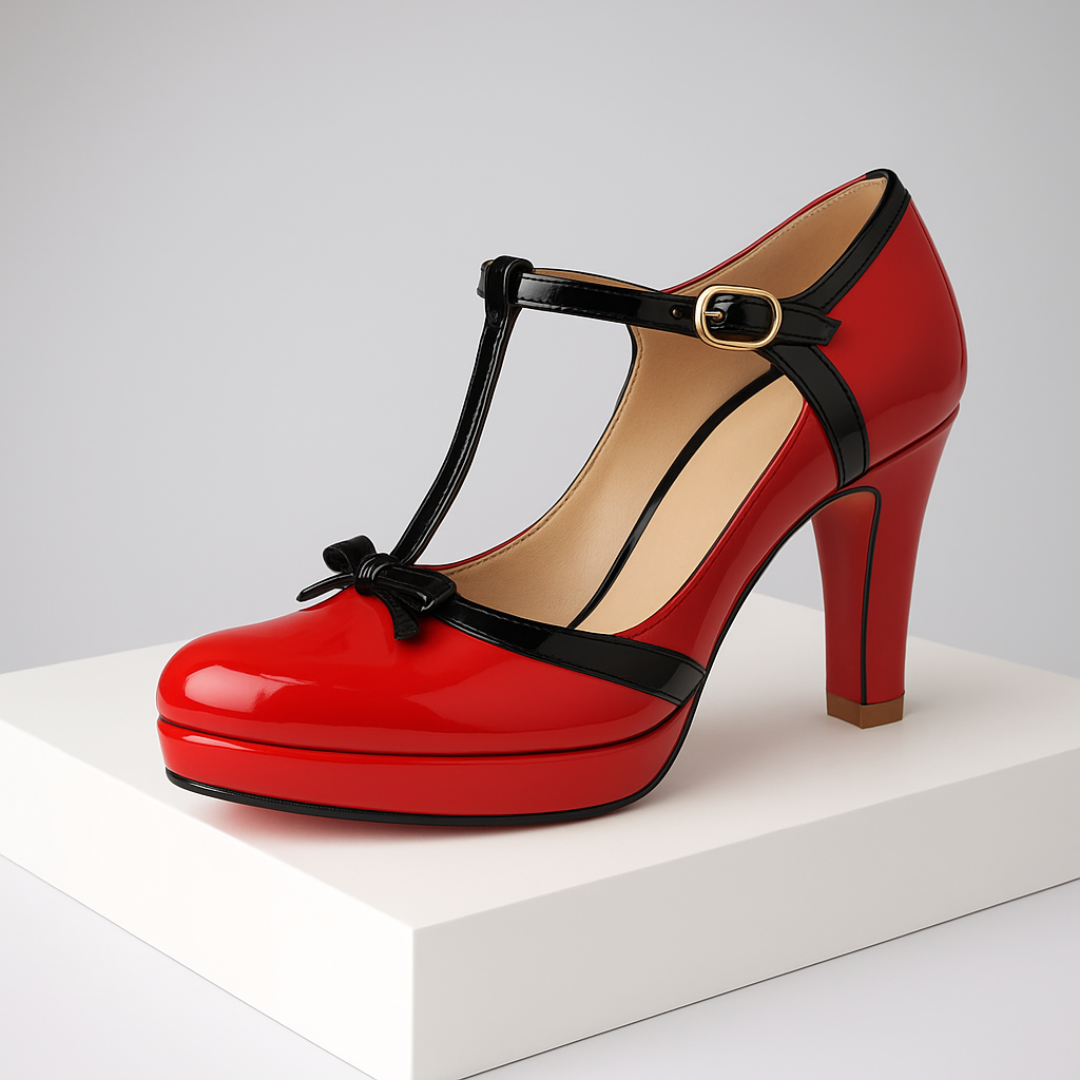 AuraBarcelona™ Tacones Vivienne T-StrapAura