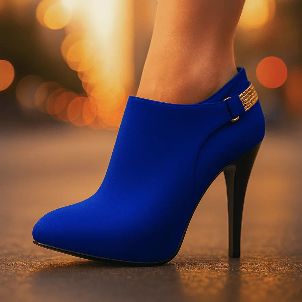 AuraBarcelona™ Botas de Terciopelo Aurora Bell