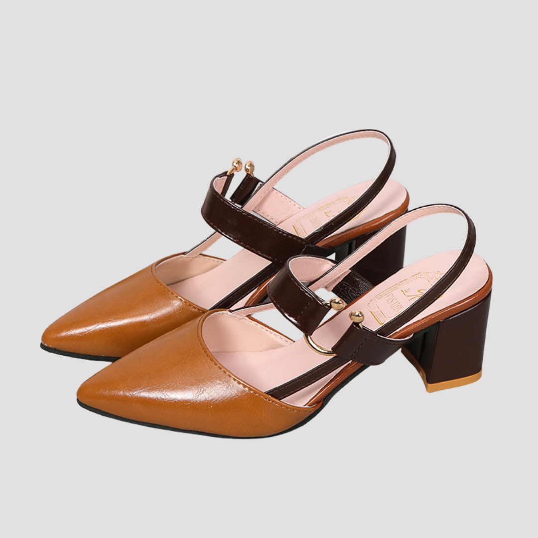 AuraBarcelona™ Nia | Sandalias Ortopédicas Con Tacón