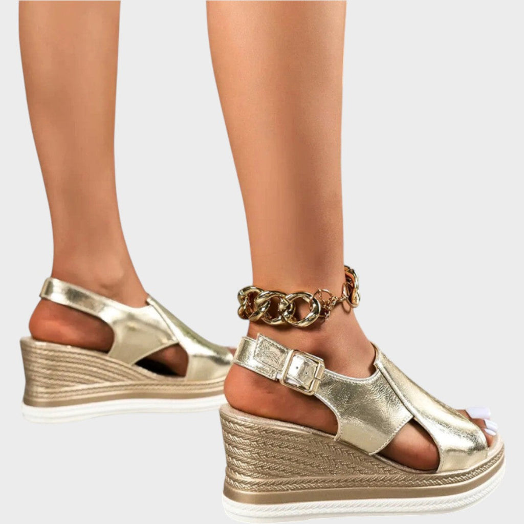 AuraBarcelona™ Núria | Sandalias Ortopédicas Con Plataforma