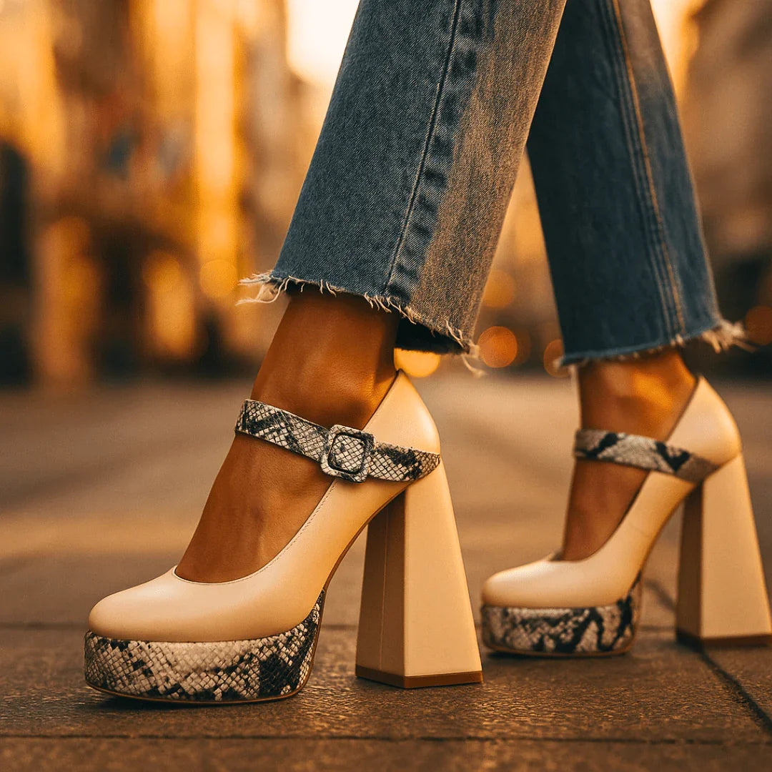 AuraBarcelona™ Tacones Scala Alta