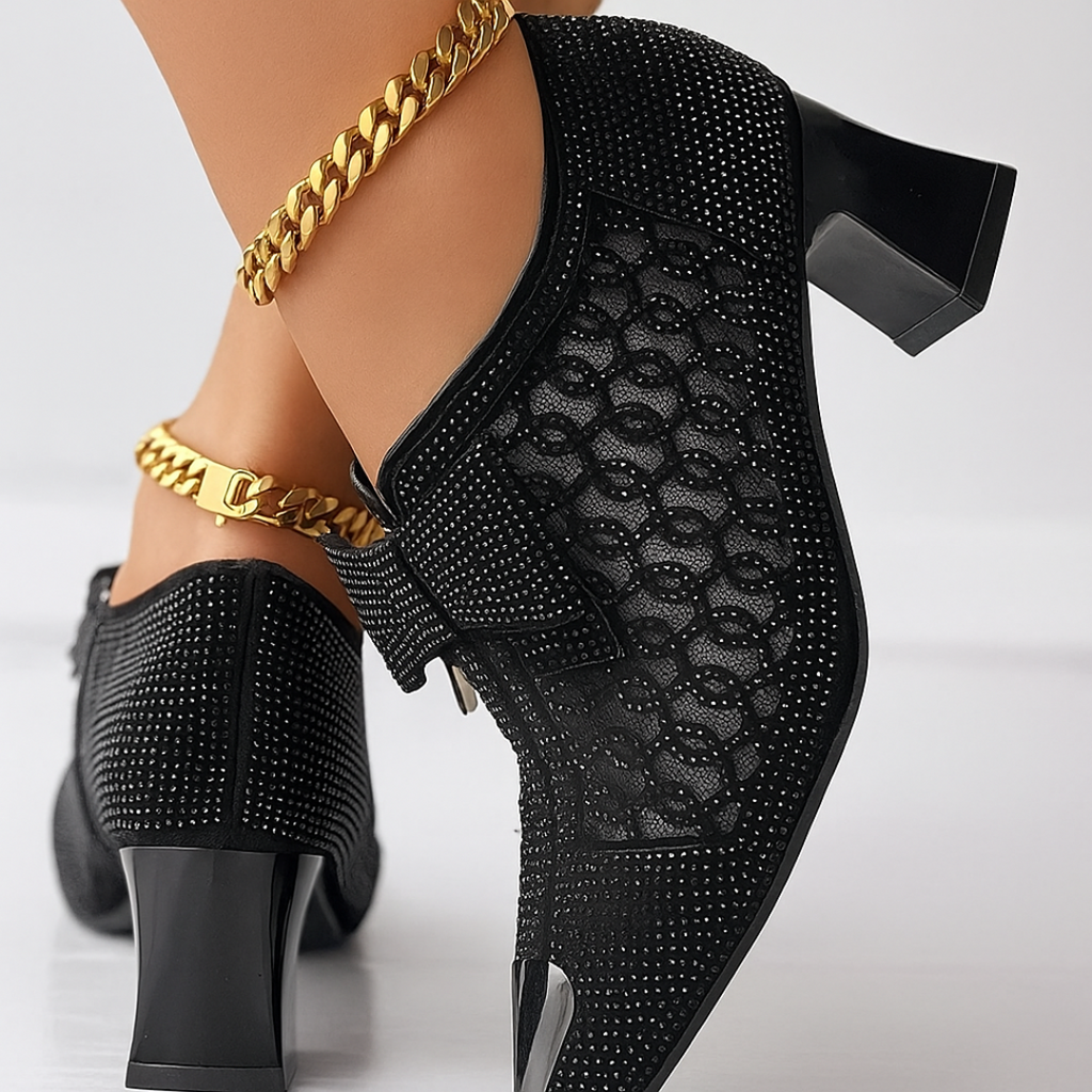AuraBarcelona™ Zapatos de Tacón Vivienne con Lazo