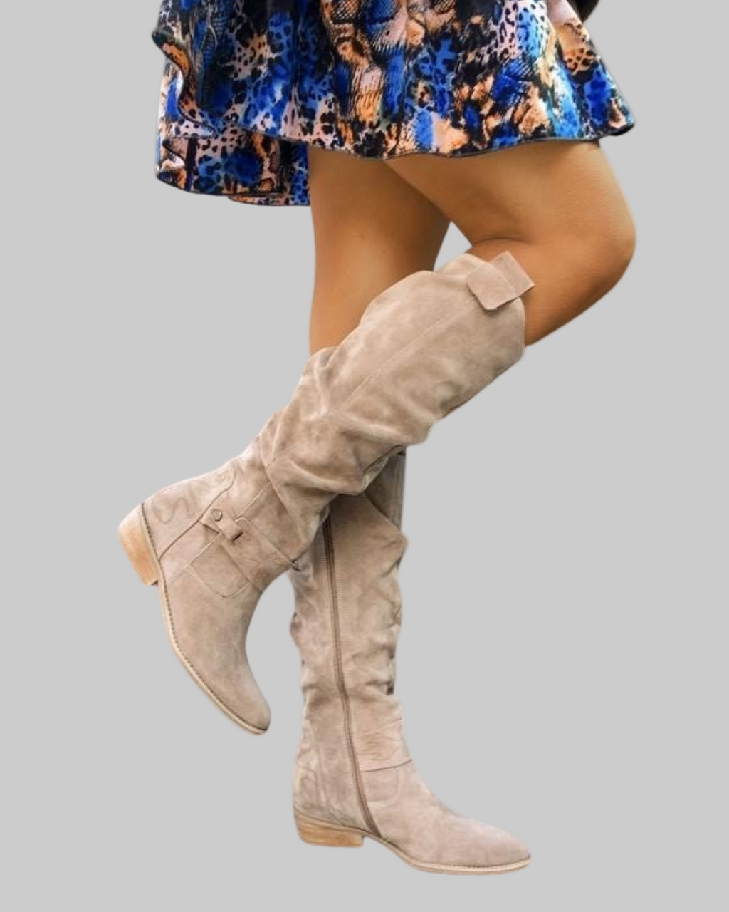 AuraBarcelona™ Lina | Botas de ante cómodas y cálidas para mujeres