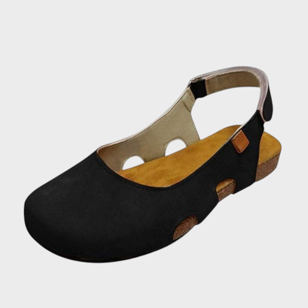 AuraBarcelona™ Eve | Sandalias Planas Ortopédicas De Corcho