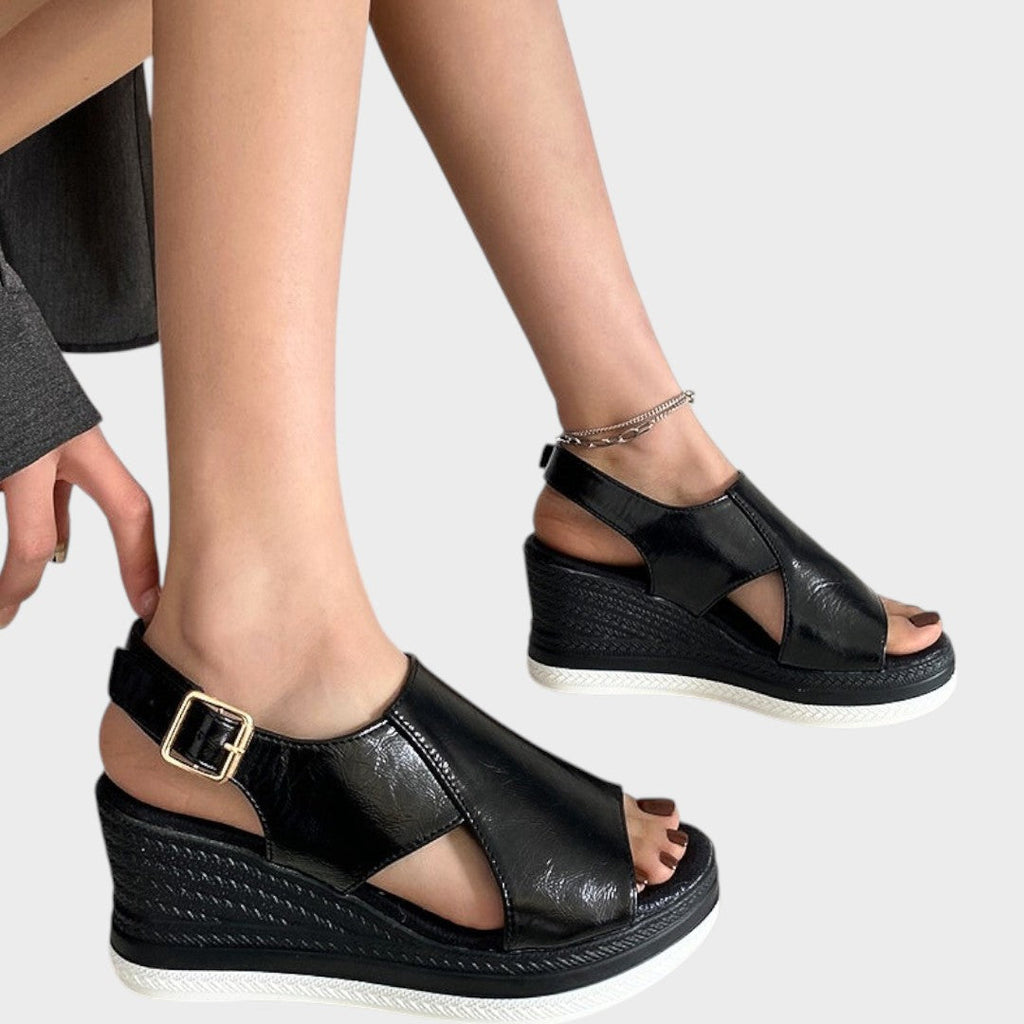 AuraBarcelona™ Núria | Sandalias Ortopédicas Con Plataforma