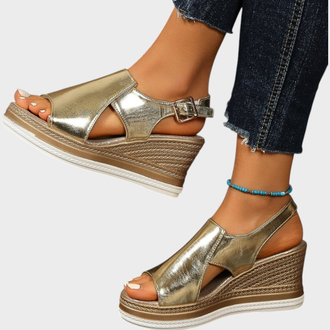AuraBarcelona™ Núria | Sandalias Ortopédicas Con Plataforma
