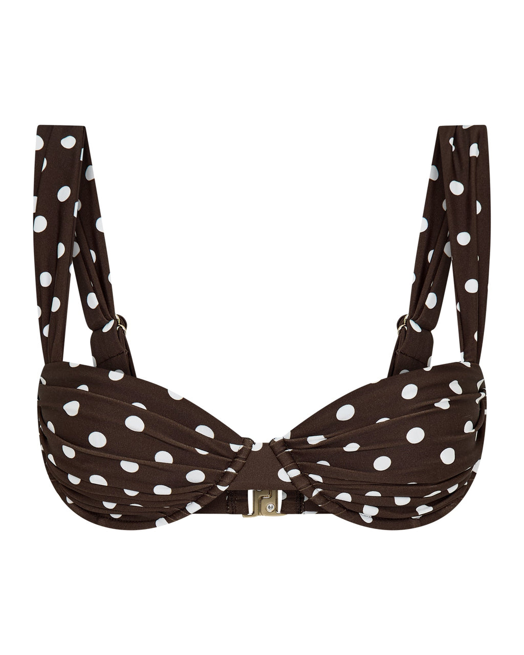 AuraBarcelona™ Rhodes Top Chocolate Polka