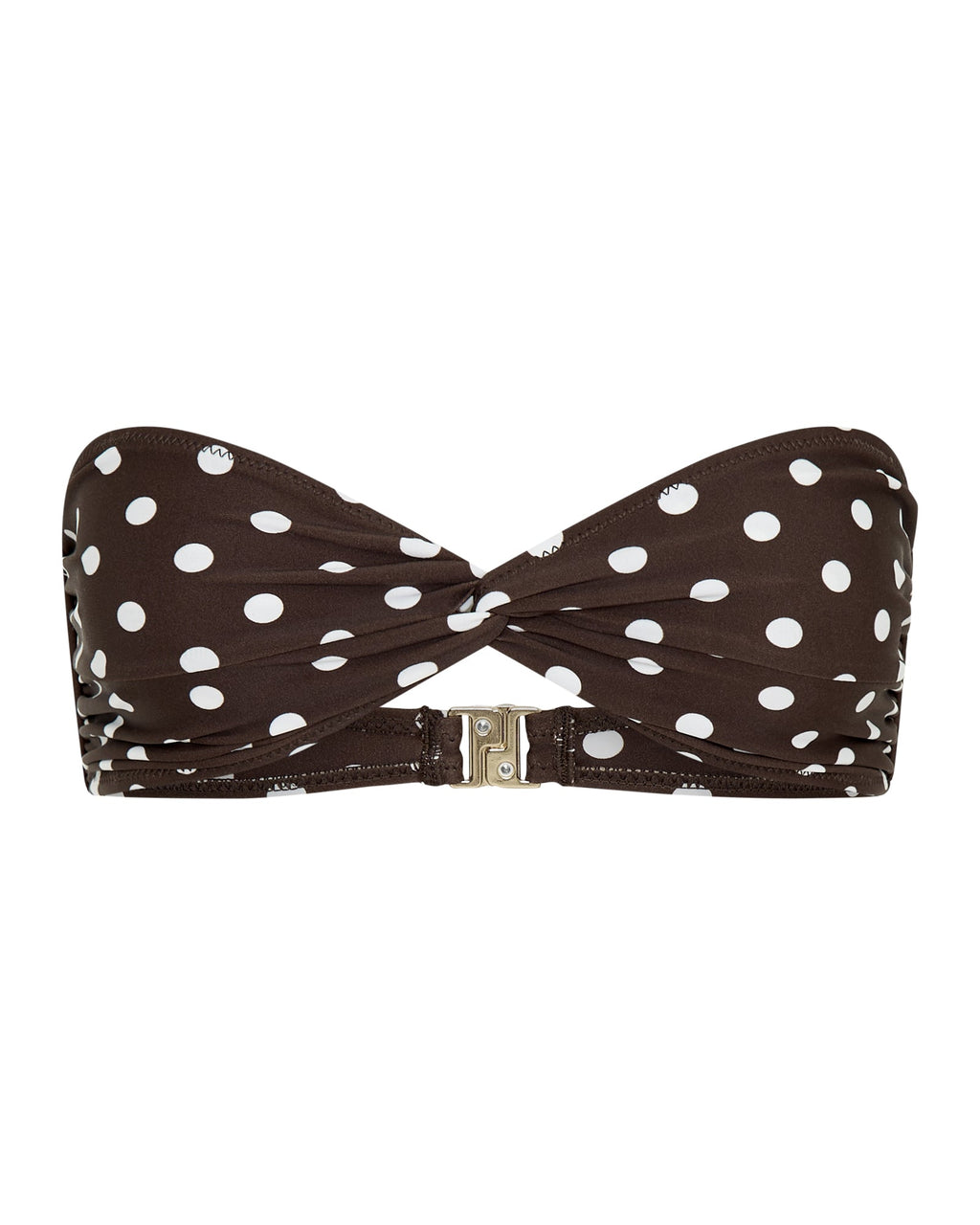 AuraBarcelona™ Positano Top Chocolate Polka