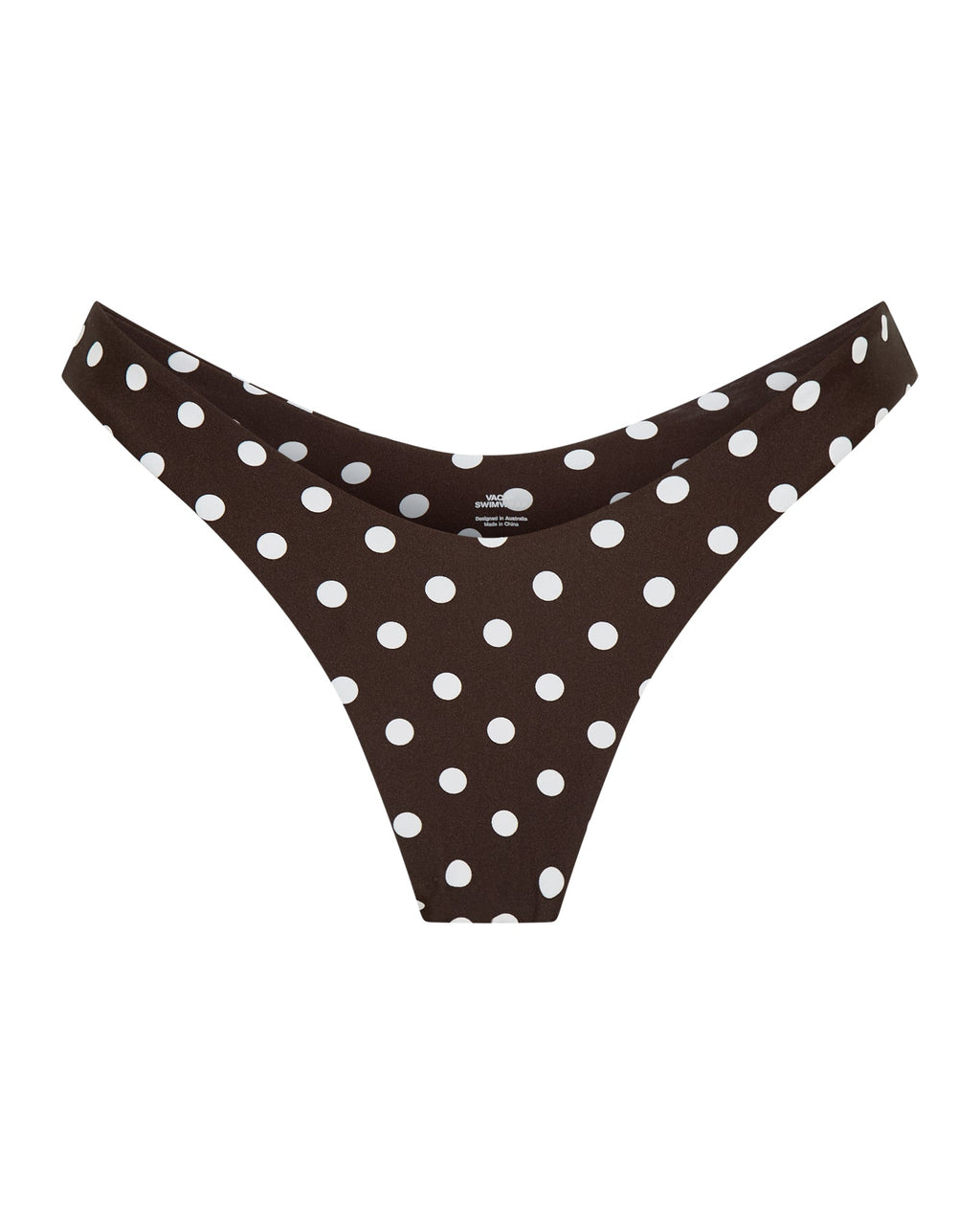 AuraBarcelona™ Positano Bottom Chocolate Polka