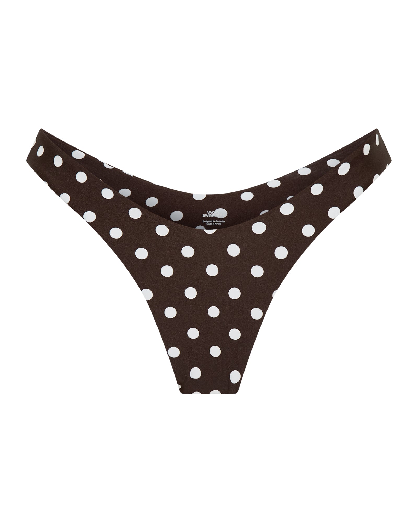 AuraBarcelona™ Positano Bottom Chocolate Polka