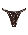 AuraBarcelona™ Rhodes Bottom Chocolate Polka