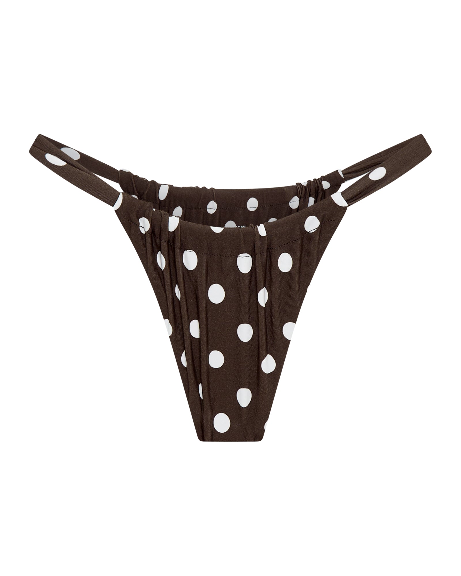 AuraBarcelona™ Rhodes Bottom Chocolate Polka