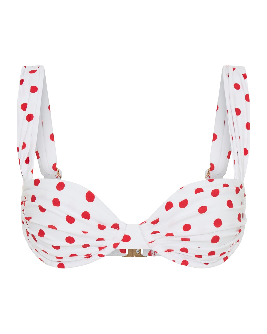 AuraBarcelona™ Rhodes Top Red Polka