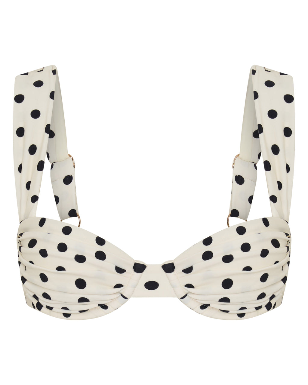 AuraBarcelona™ Rhodes Top Ivory Polka