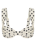 AuraBarcelona™ Rhodes Top Ivory Polka