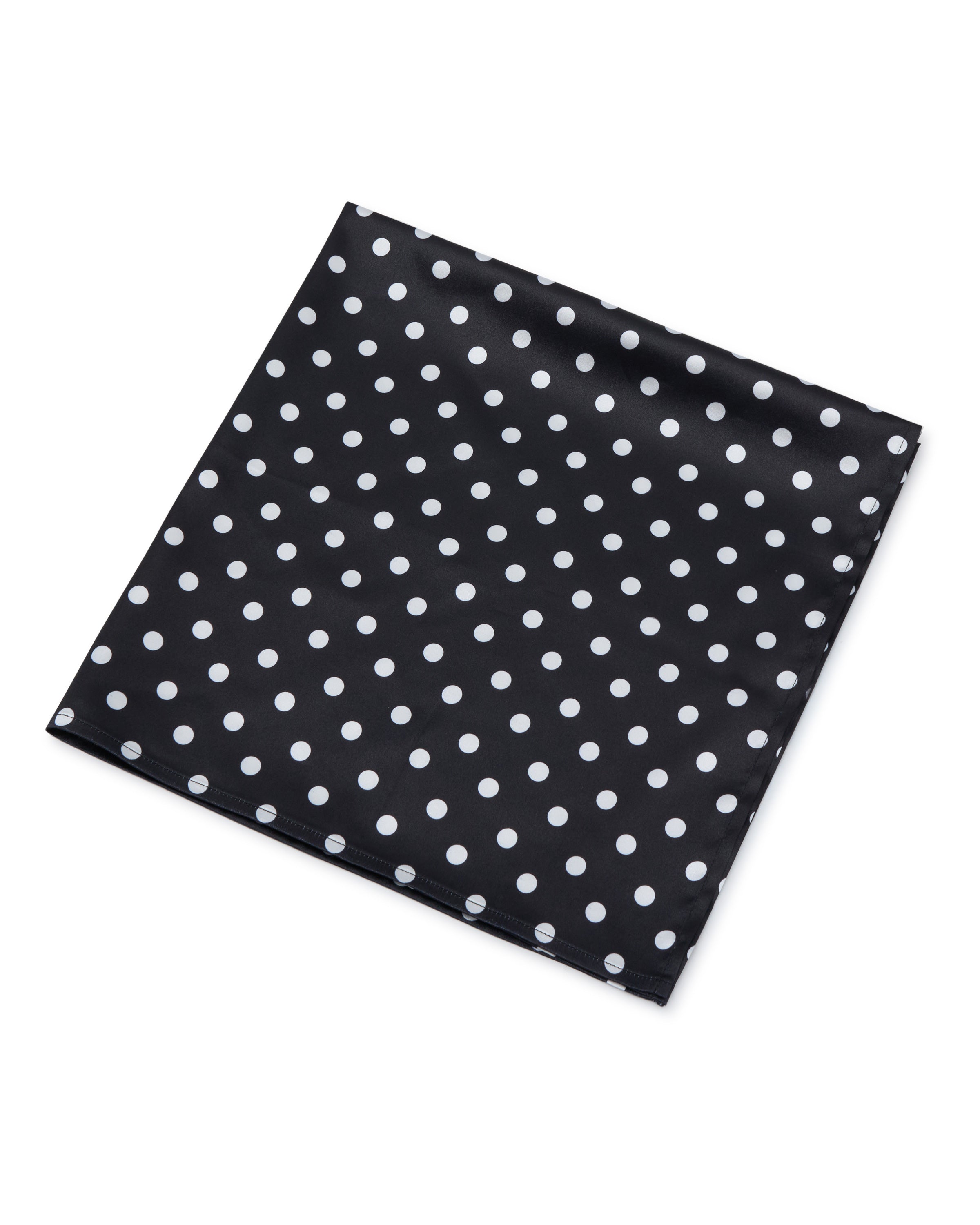 AuraBarcelona™ Havana Head Scarf Black Polka