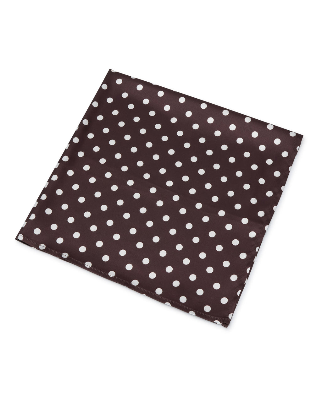 AuraBarcelona™ Havana Head Scarf Chocolate Polka