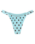 AuraBarcelona™ Rhodes Bottom Blue Polka