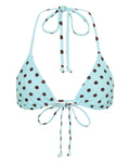 AuraBarcelona™ Rio Top Blue Polka