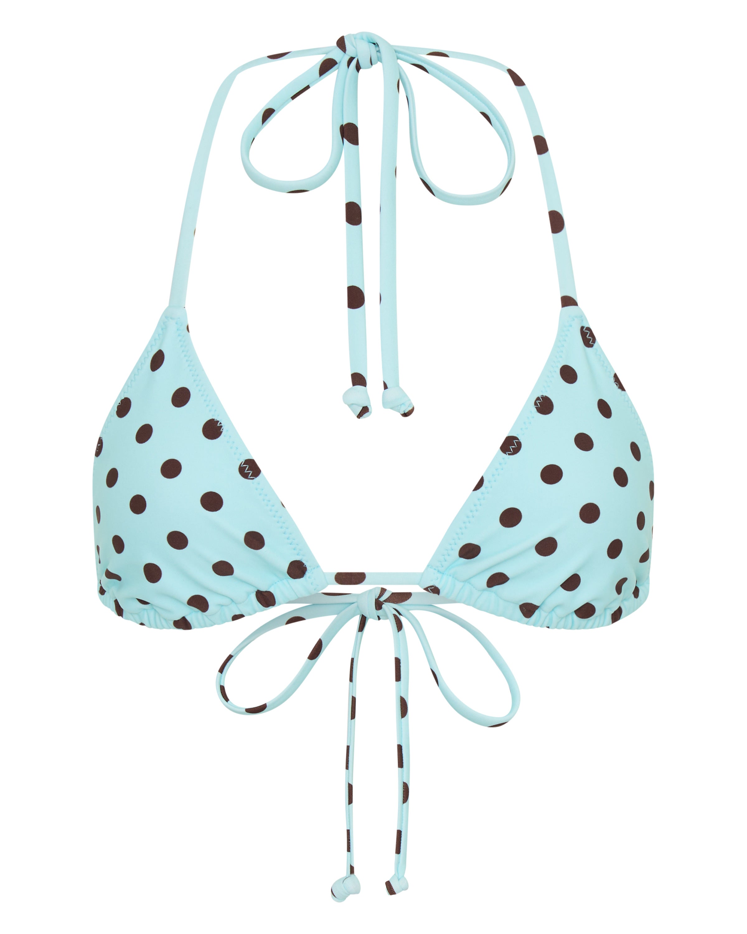 AuraBarcelona™ Rio Top Blue Polka