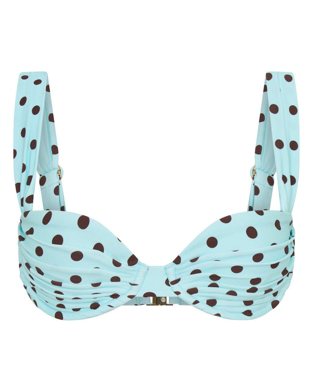 AuraBarcelona™ Rhodes Top Blue Polka