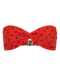 AuraBarcelona™ Positano Top Chilli Polka