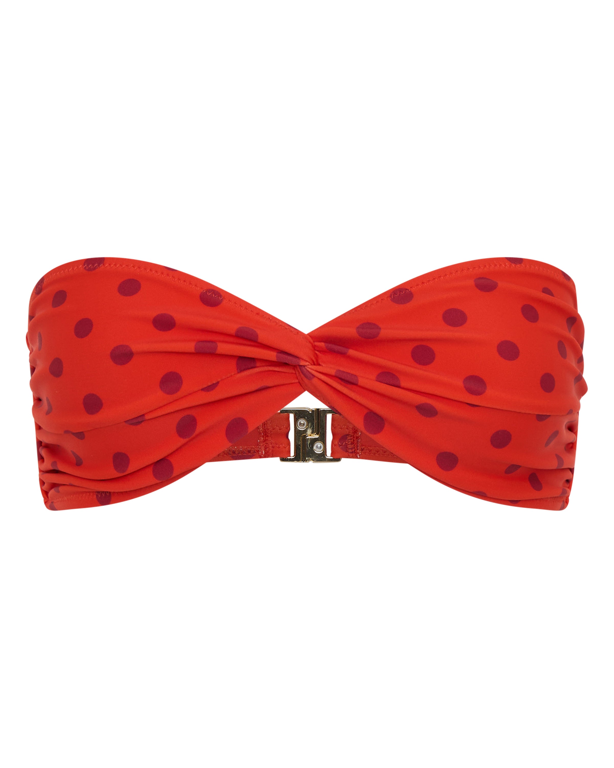 AuraBarcelona™ Positano Top Chilli Polka