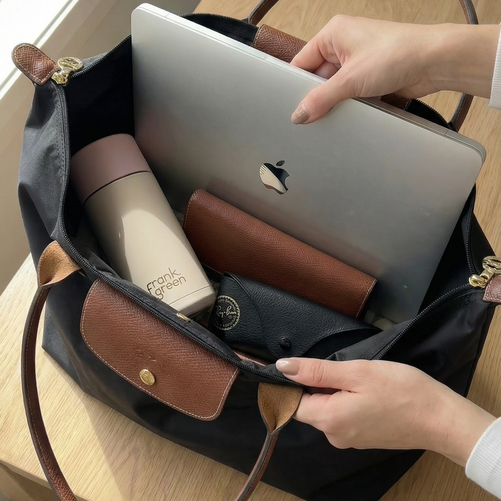 AuraBarcelona™ Le Pliage - Bolso Tote Grande