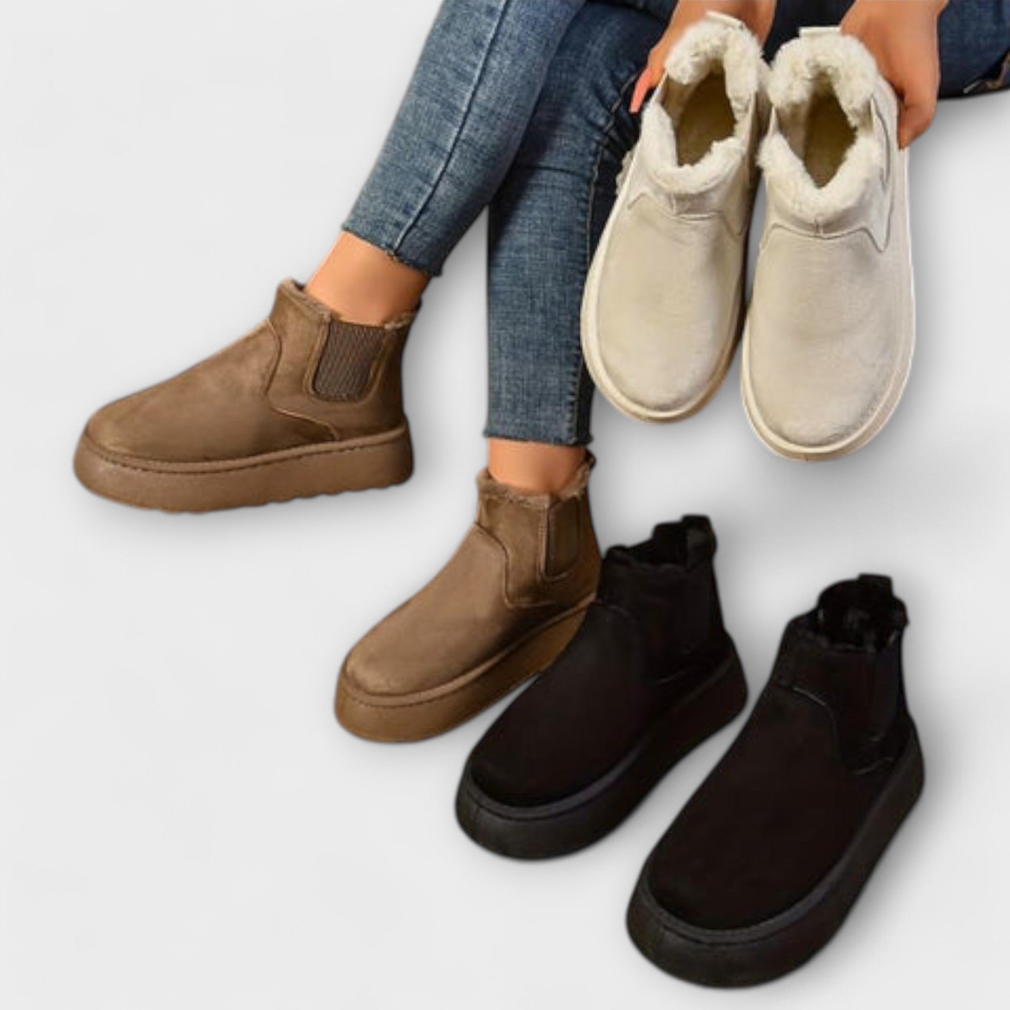 AuraBarcelona™ Andrea | Botas De Invierno Con Estilo Y Confort Cálido