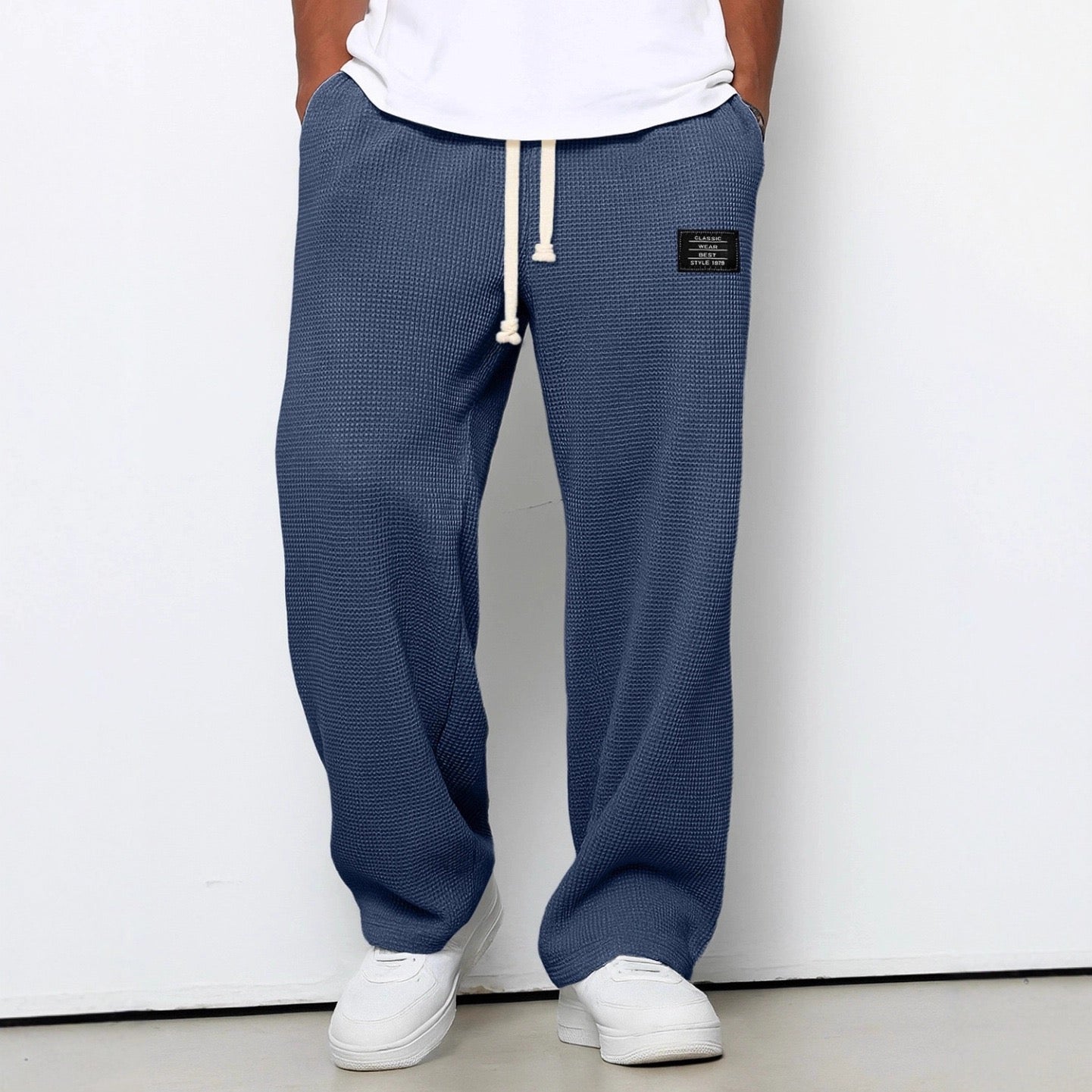 AuraBarcelona™ | PANTALONES DE PIERNA ANCHA Y CINTURA AJUSTABLE