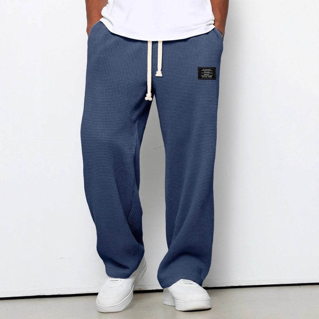 AuraBarcelona™ | PANTALONES DE PIERNA ANCHA Y CINTURA AJUSTABLE