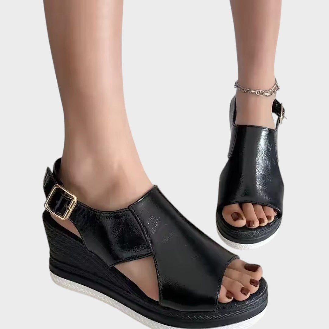 AuraBarcelona™ Núria | Sandalias Ortopédicas Con Plataforma