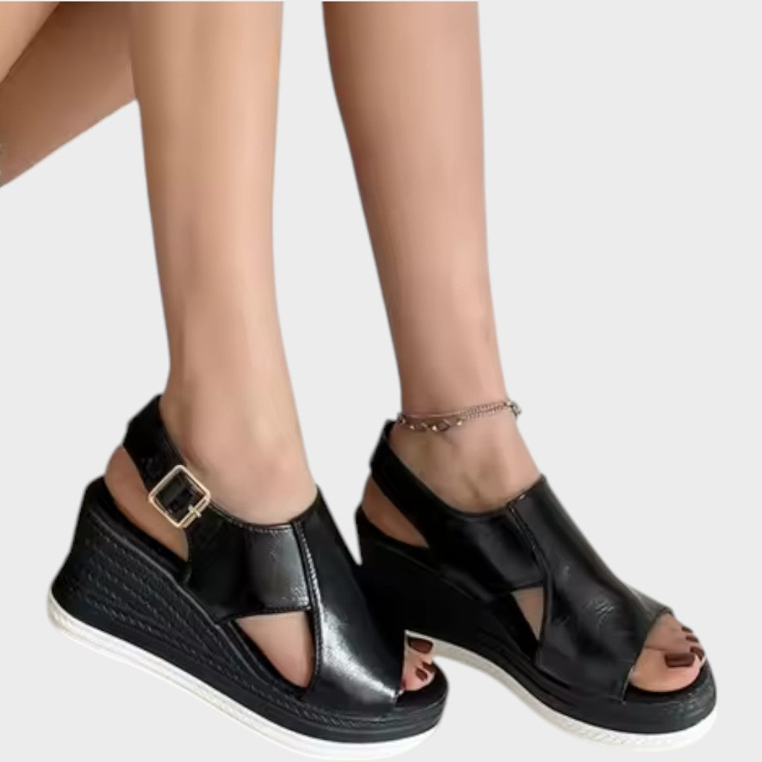 AuraBarcelona™ Núria | Sandalias Ortopédicas Con Plataforma